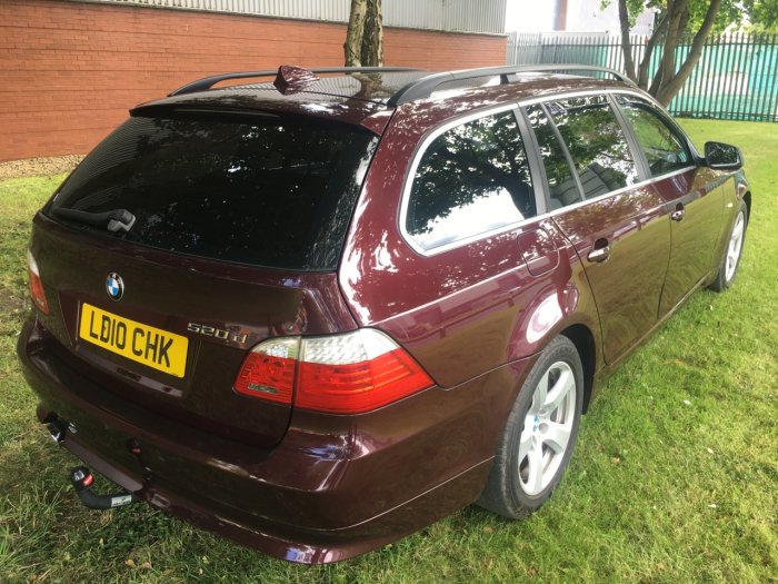 BMW 5 Series 2.0 520d SE Business Edition 5dr Step Auto [177] Estate Diesel Red