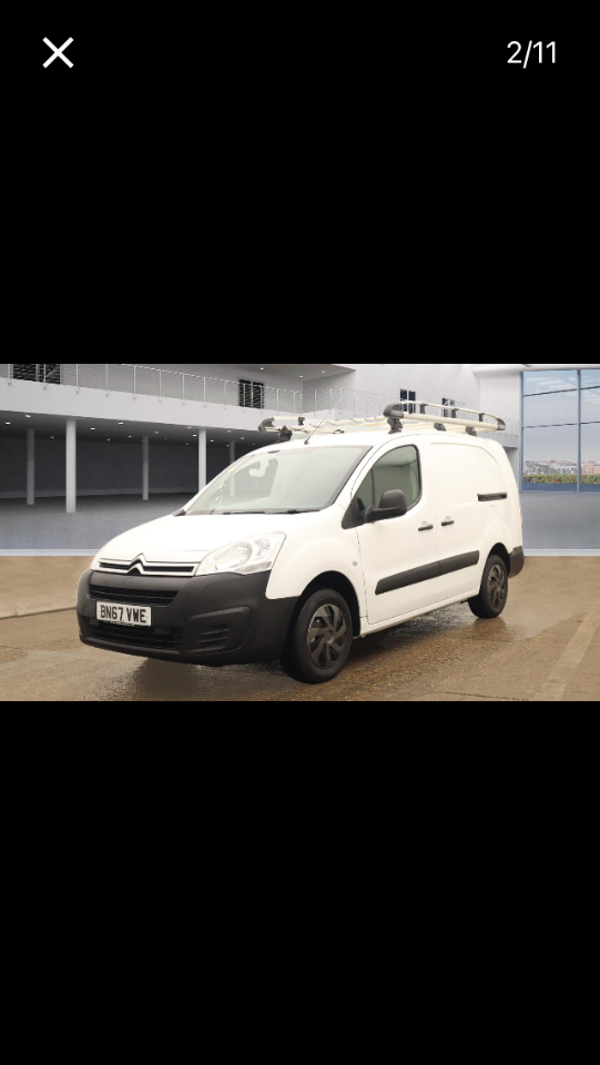 Citroen Berlingo 1.6 BlueHDi 750Kg LX 100ps Panel Van Diesel White