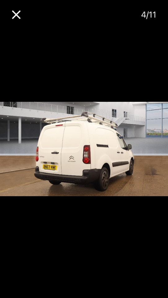 Citroen Berlingo 1.6 BlueHDi 750Kg LX 100ps Panel Van Diesel White