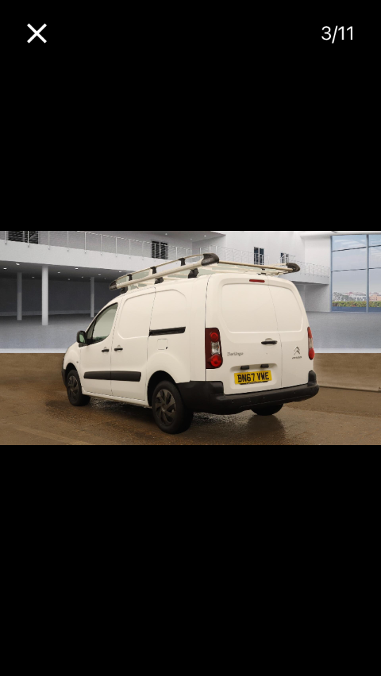 Citroen Berlingo 1.6 BlueHDi 750Kg LX 100ps Panel Van Diesel White