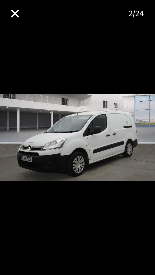 Citroen Berlingo 1.6 HDi 750Kg LX 90ps LWB DOG WALKING VAN Panel Van Diesel White