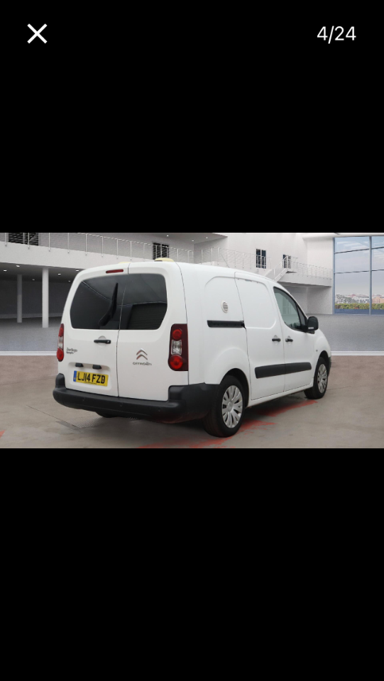 Citroen Berlingo 1.6 HDi 750Kg LX 90ps LWB DOG WALKING VAN Panel Van Diesel White