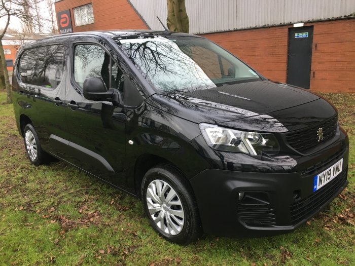 Peugeot Partner 1.5 B/HDI 100 950PROF LWB Panel Van Diesel Black