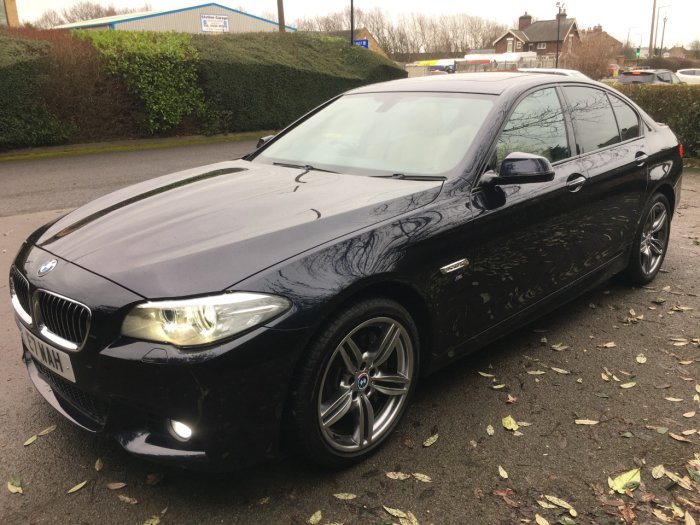 BMW 5 Series 3.0 535d M Sport 4dr Step Auto Saloon Diesel Black